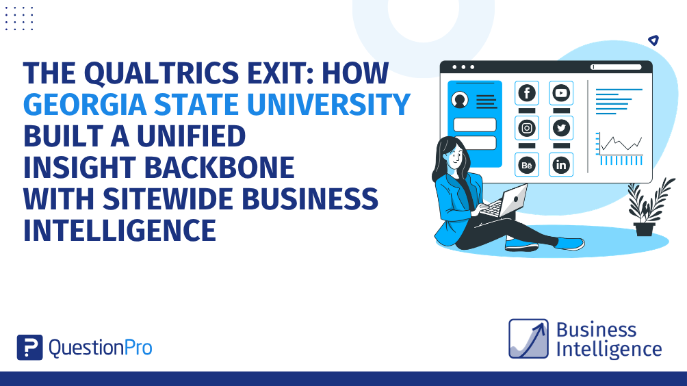 The Qualtrics Exit: How Georgia State University Built a Unified Insight Backbone with Sitewide Business Intelligence