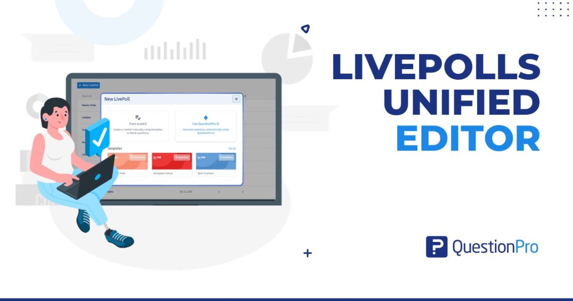 Polls, Quizzes, or Both? Introducing the LivePolls Unified Editor