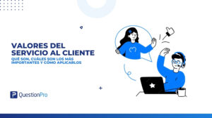 valores del servicio al cliente