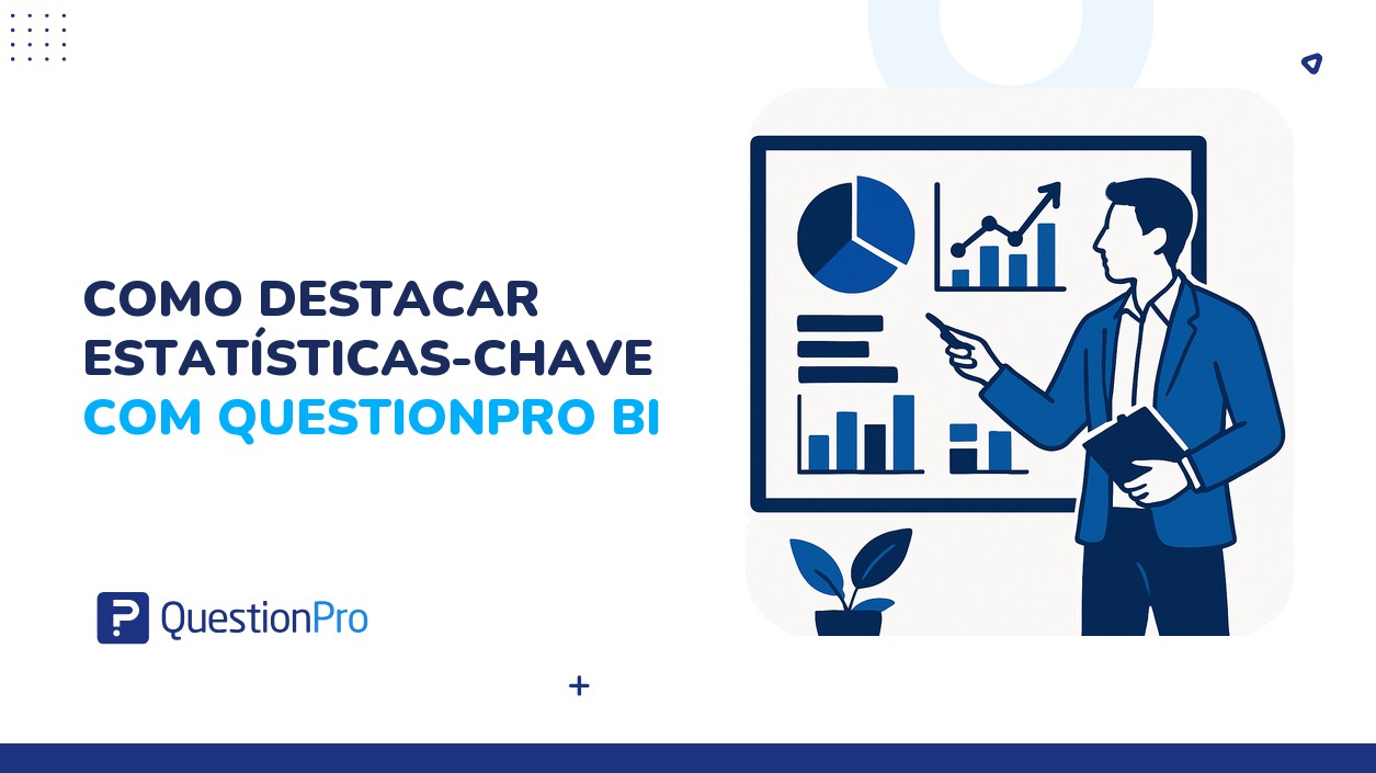 Como destacar estatísticas-chave com QuestionPro BI