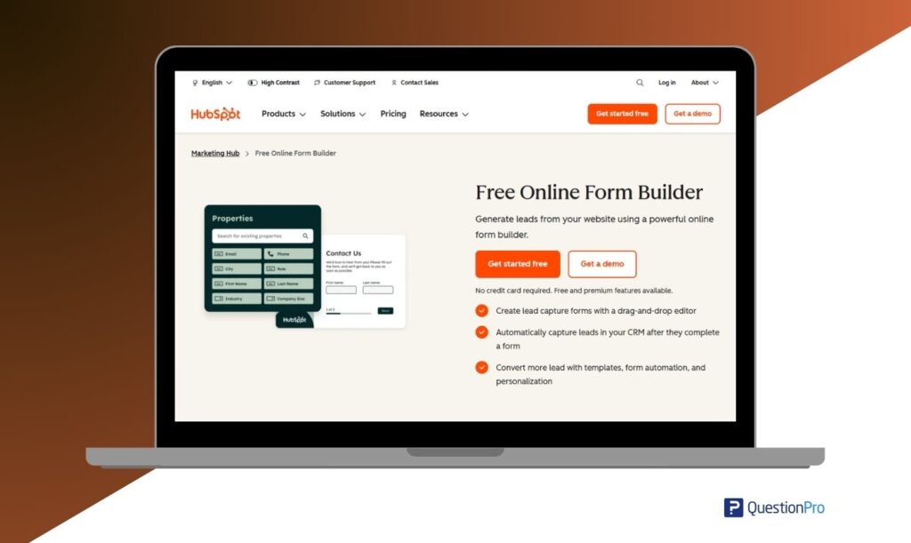 hubSpot-forms-india