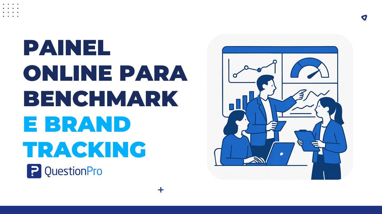 Painel online para benchmark e brand tracking
