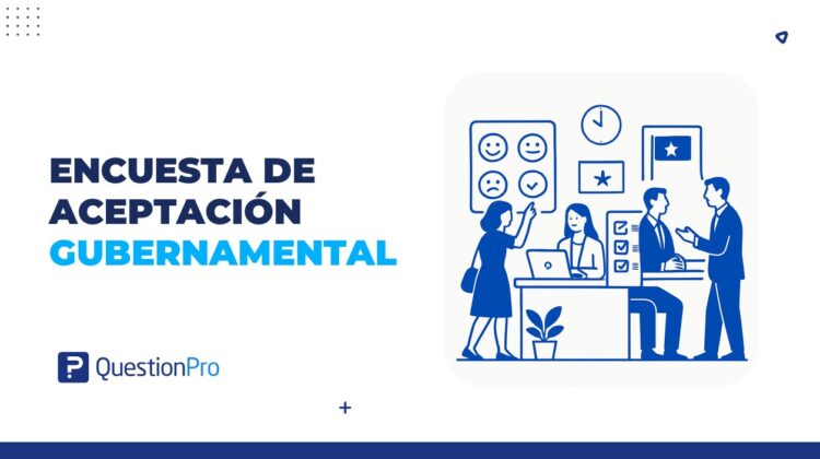 encuesta de aceptación gubernamental