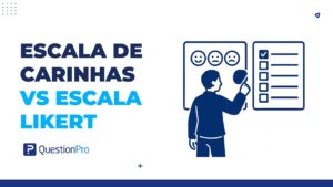 Escala de carinhas vs escala Likert