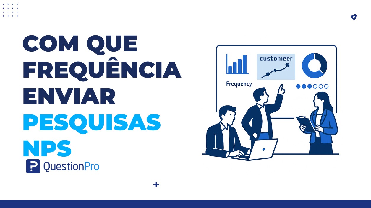 Com que frequência enviar pesquisas NPS