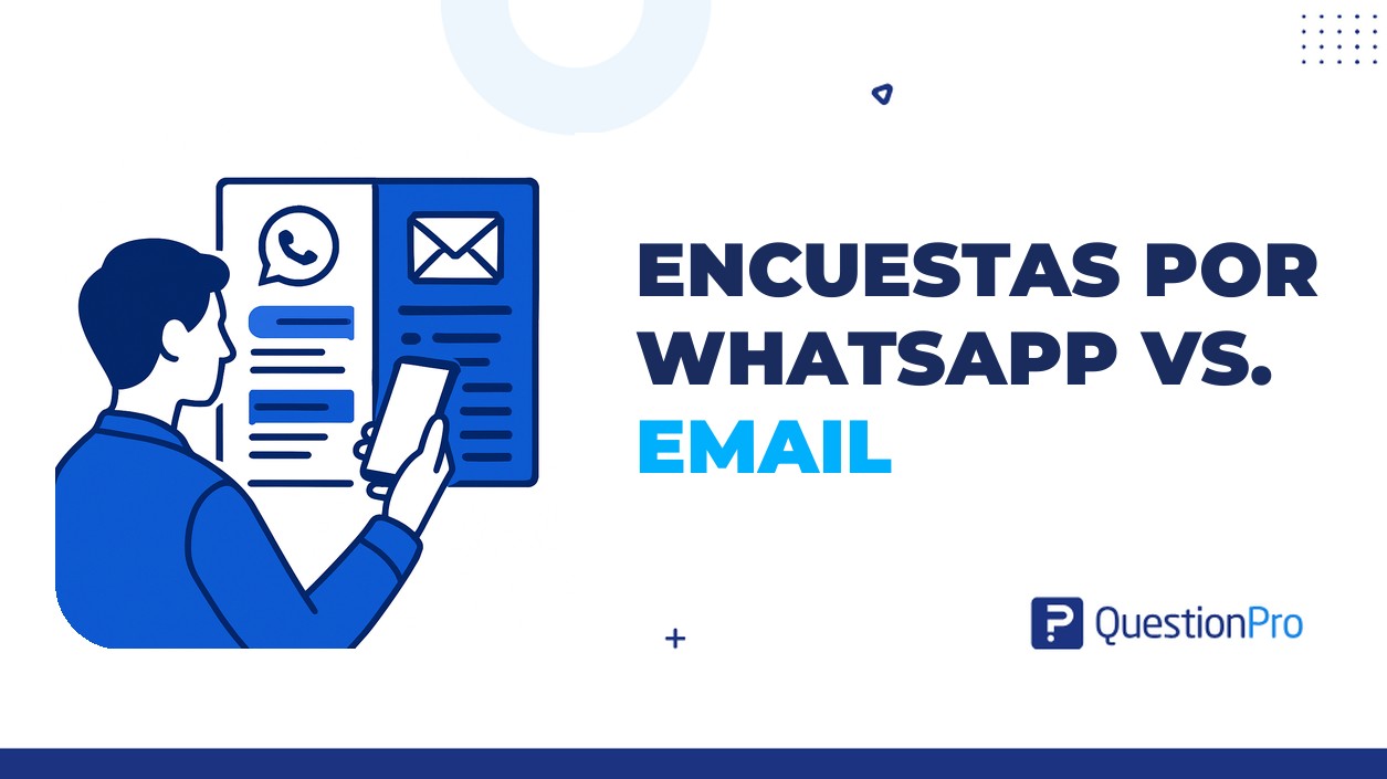 Encuestas por WhatsApp vs. email