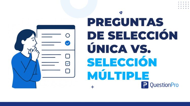preguntas de selección única vs. selección múltiple