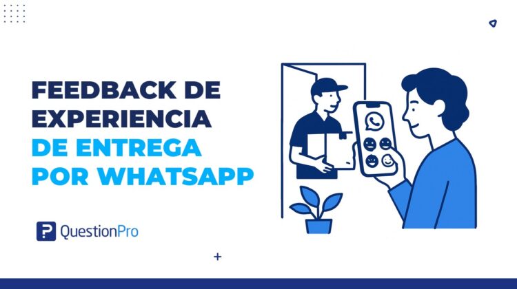 feedback de experiencia de entrega por WhatsApp