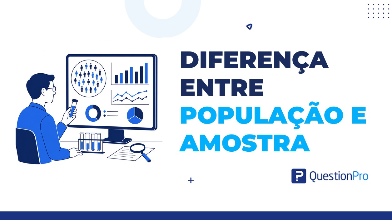 diferença entre população e amostra