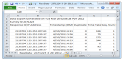 CSV Raw Data Export(.csv)