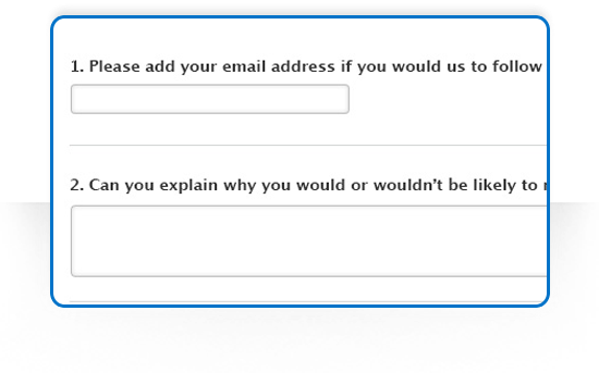 Sample Survey Questions Questionnaire Examples Questionpro - textinput