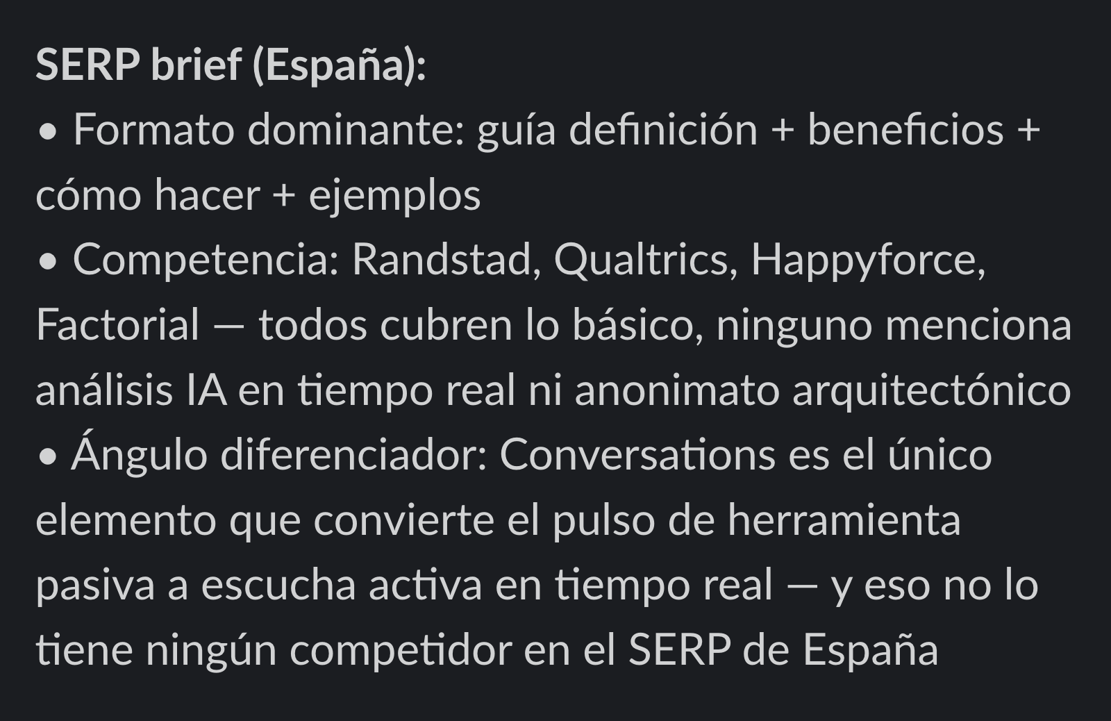 SERP Analysis