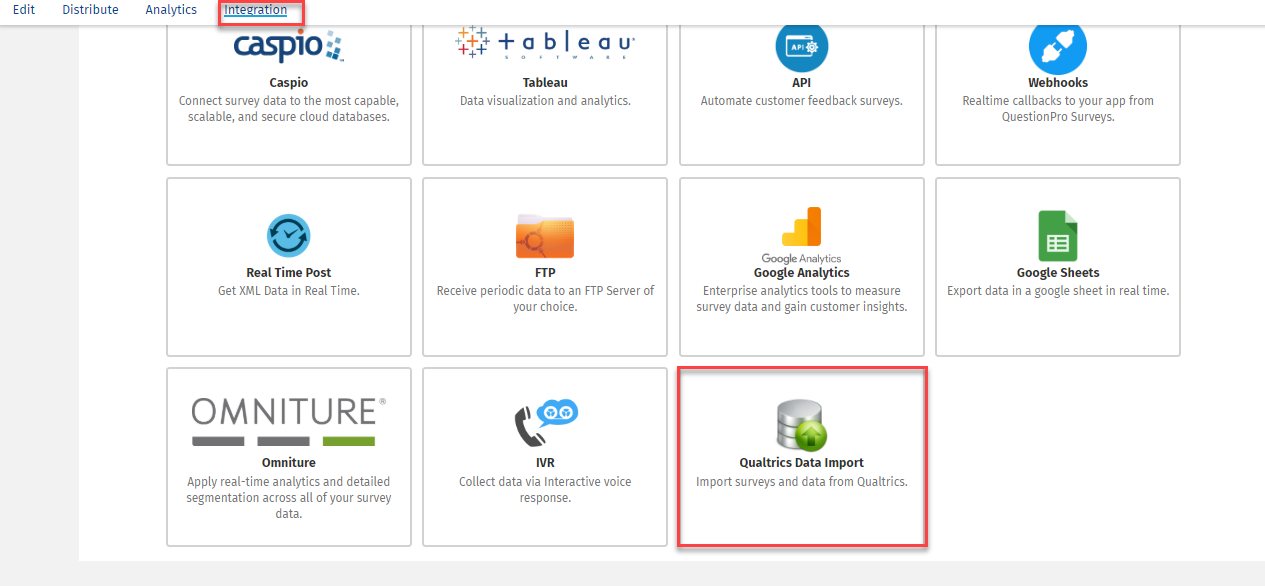 Qualtrics Data Import Questionpro Help Document - 