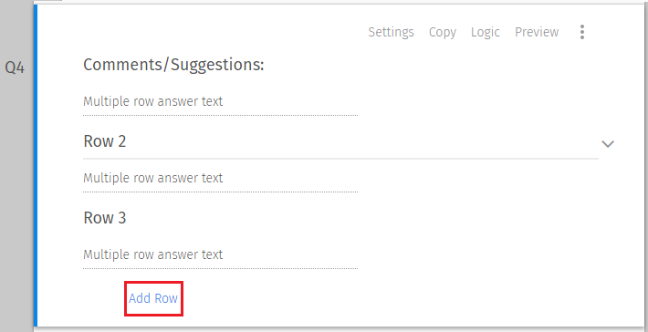 comment box