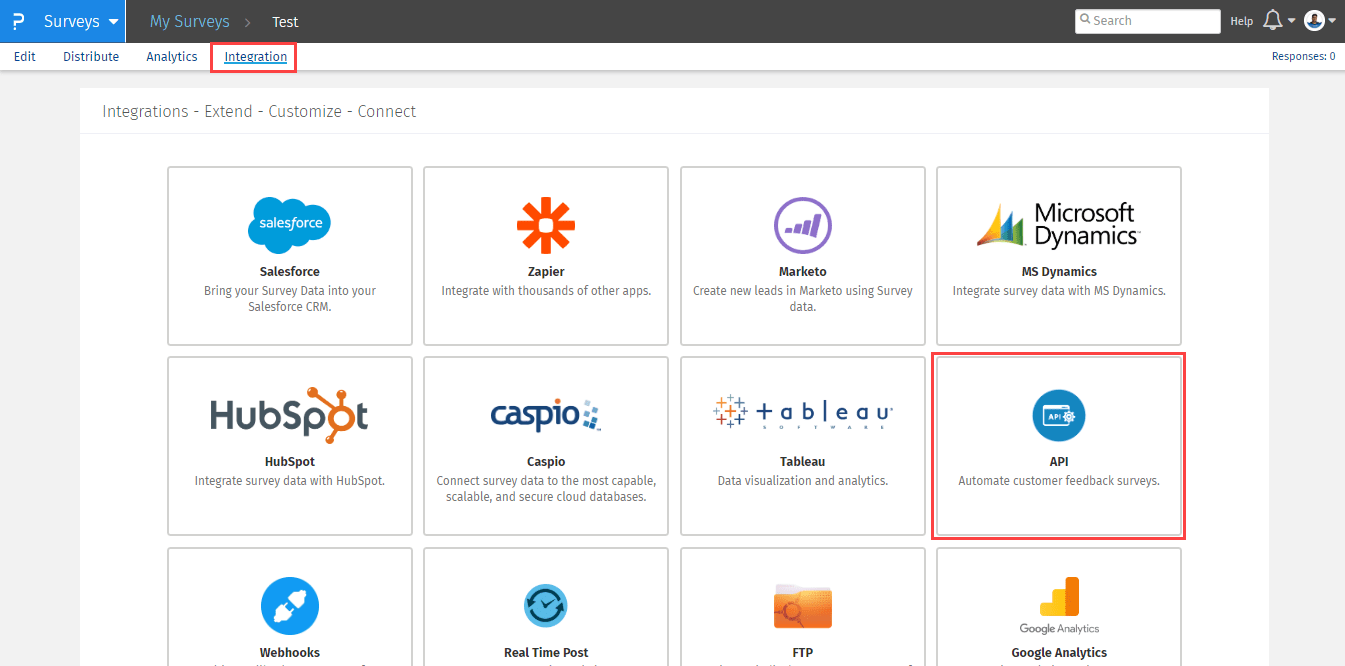How To Generate Api Key Questionpro Help Document - survey software help image