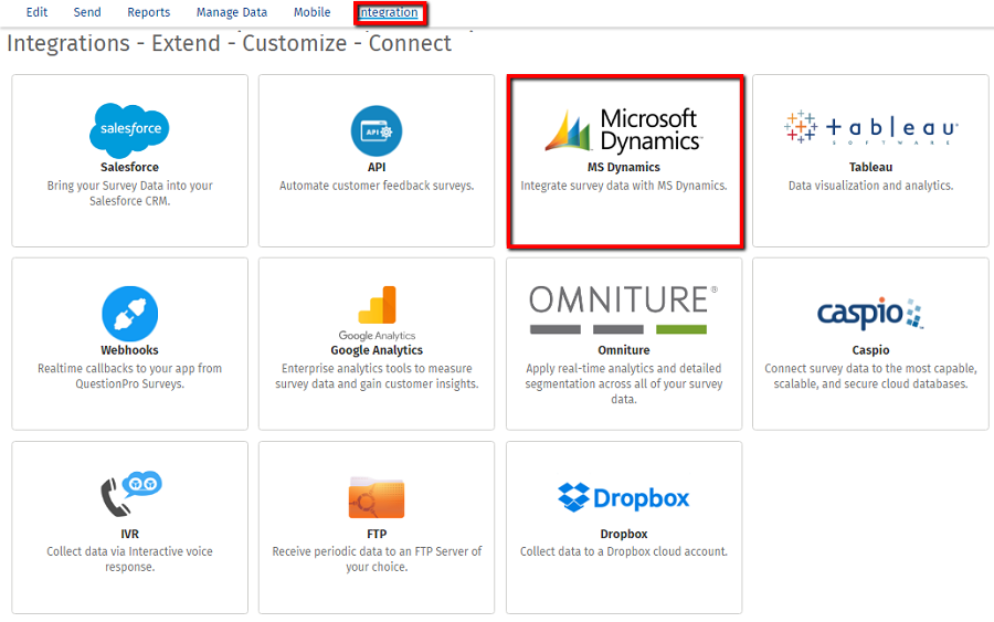 microsoft dynamics crm authentication questionpro help document