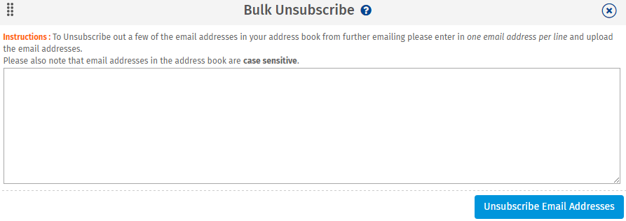Bulk Unsubscribe QuestionPro Help Document