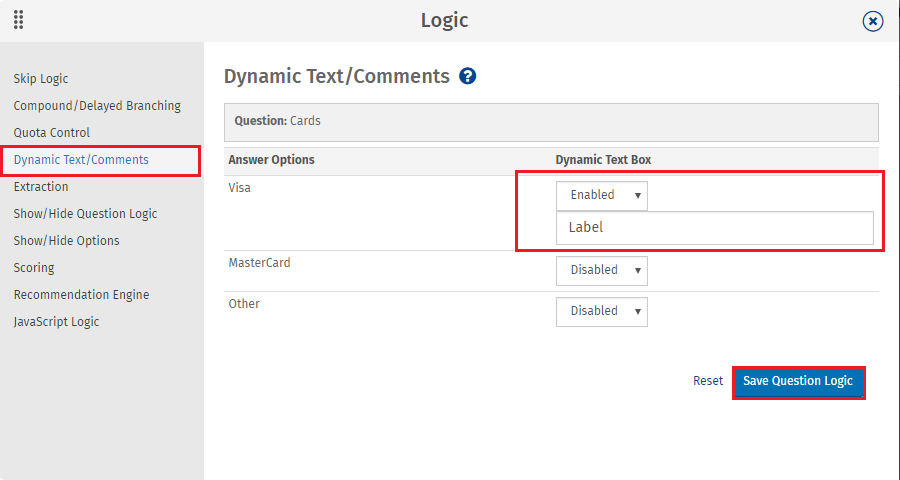 Dynamic Text / Dynamic Comments : Comment Boxes based on Logic ...