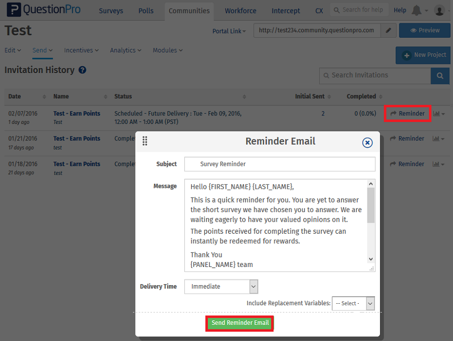 إرسال تذكير | جدول تذكير | إعادة إرسالها غير المستجيبين - كيف ...