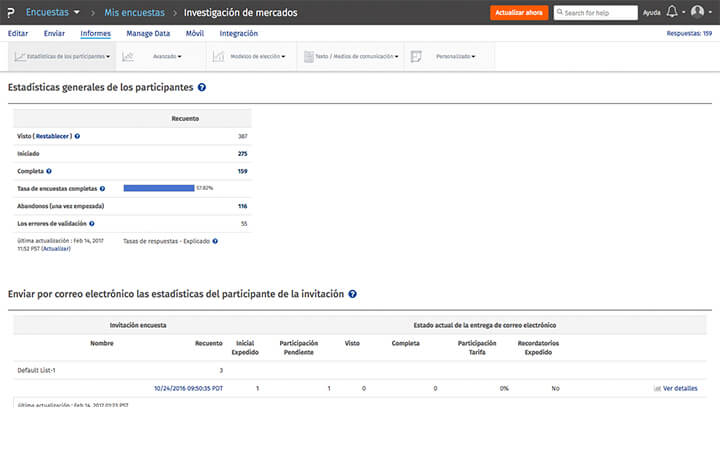 Software para encuestas online de QuestionPro