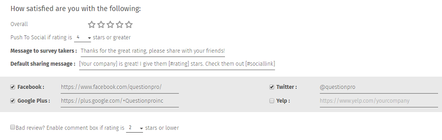 Push to Social Multiple Choice Question