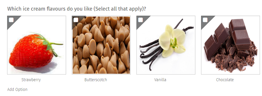 Multi Select Image based Multiple Choice Question