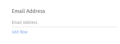 Email Address Open Ended Question