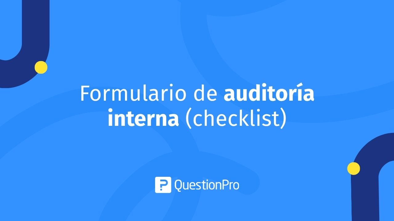 Formulario de auditoría interna (checklist)