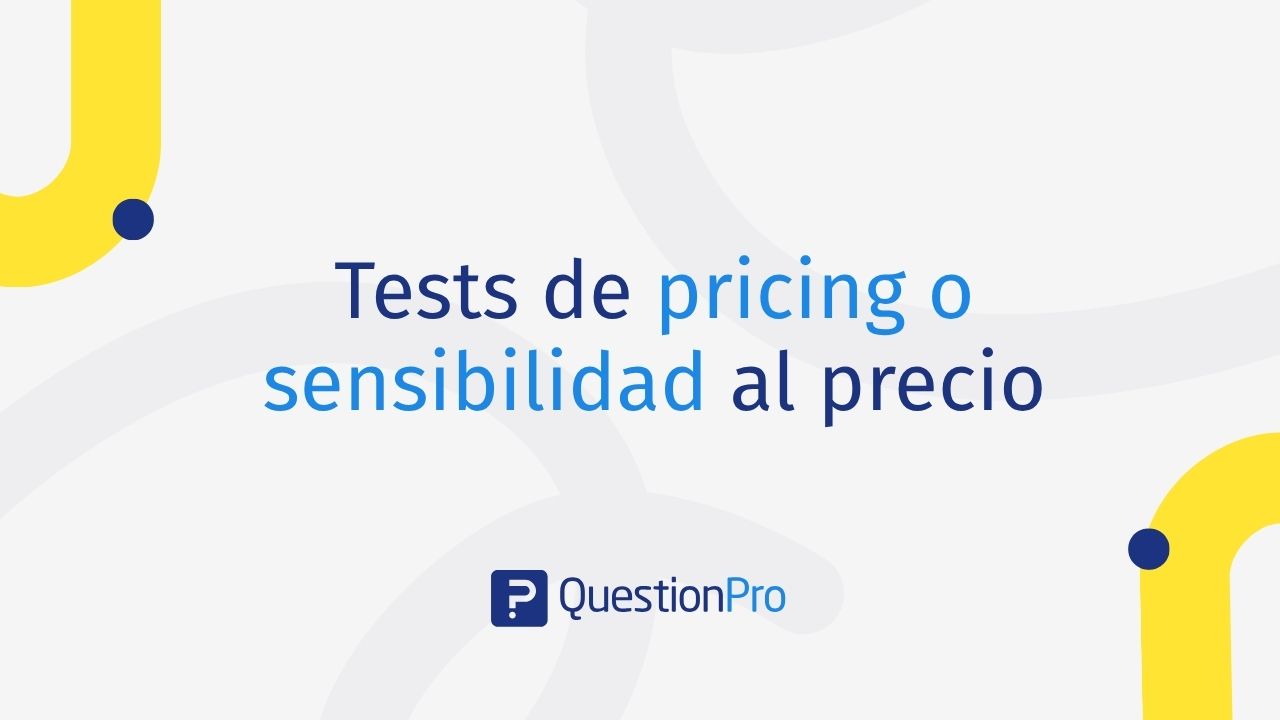 Tests de pricing o sensibilidad al precio