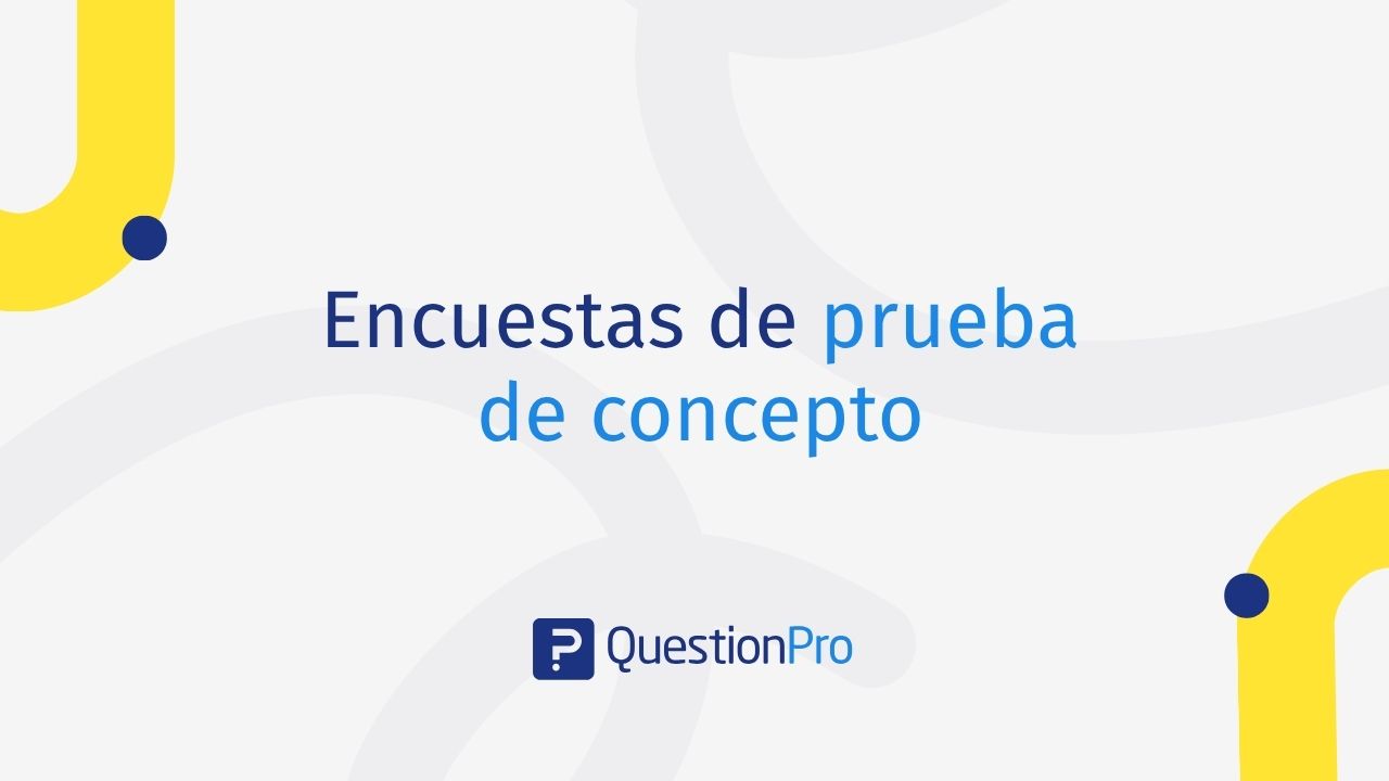 Encuestas de prueba de concepto