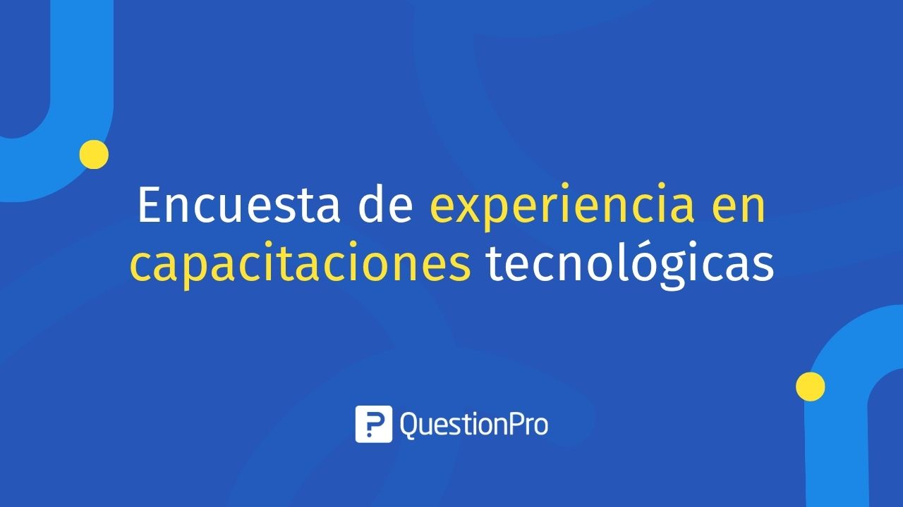 Encuesta de experiencia en capacitaciones tecnológicas