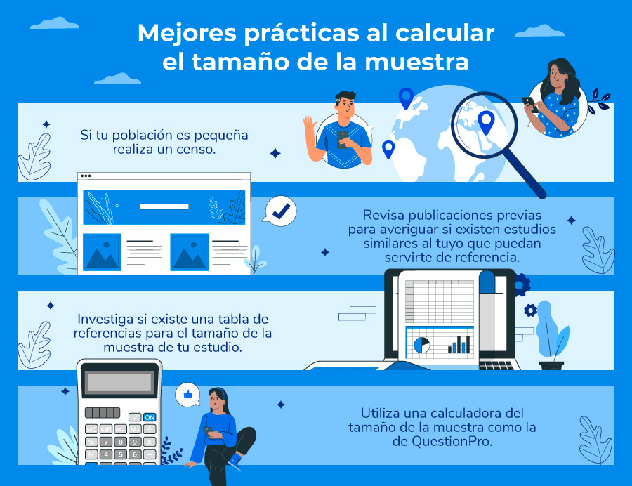 consejos al calcular tamaño de muestra