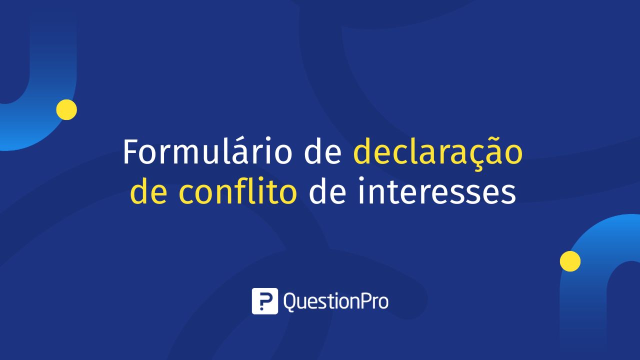 Formulário de Declaração de Conflito de Interesses
