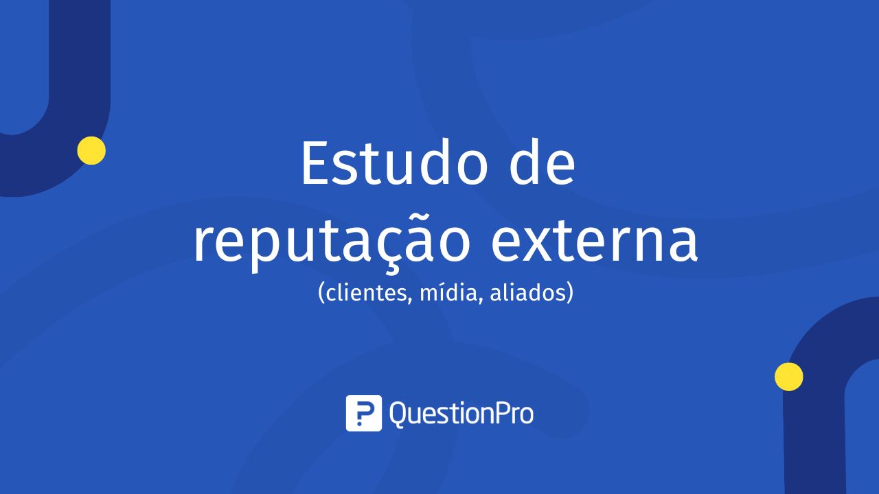 Estudo de reputação externa