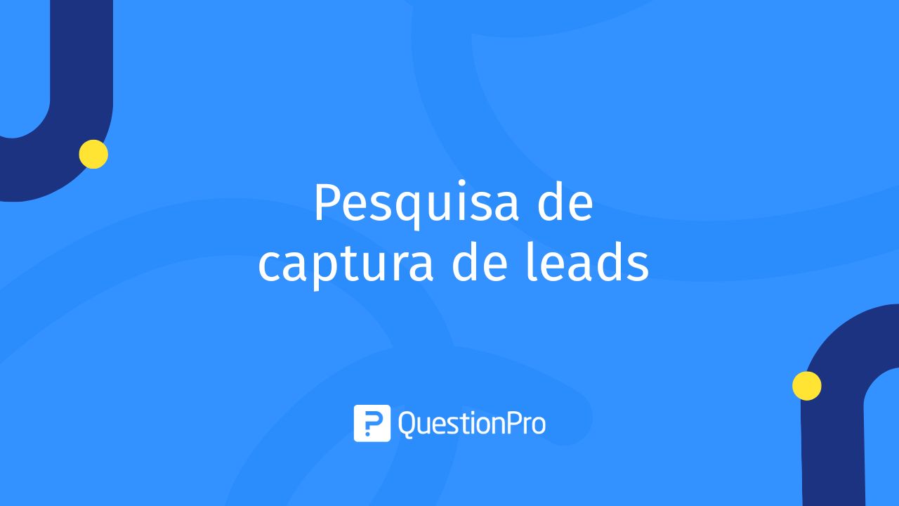 Pesquisa de captura de leads