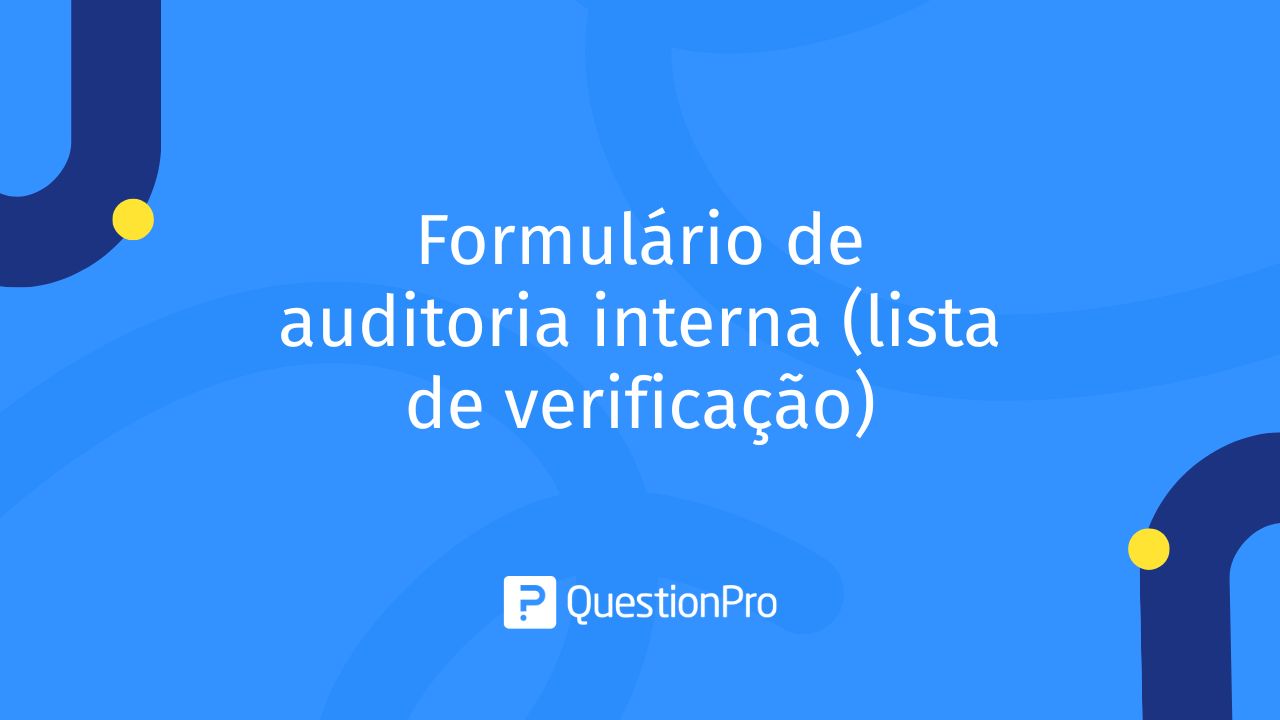 Formulário de Auditoria Interna (lista de verificação)