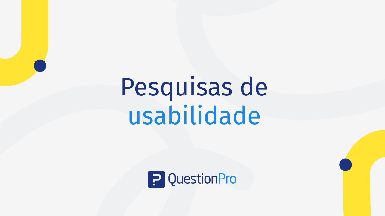Pesquisas de usabilidade