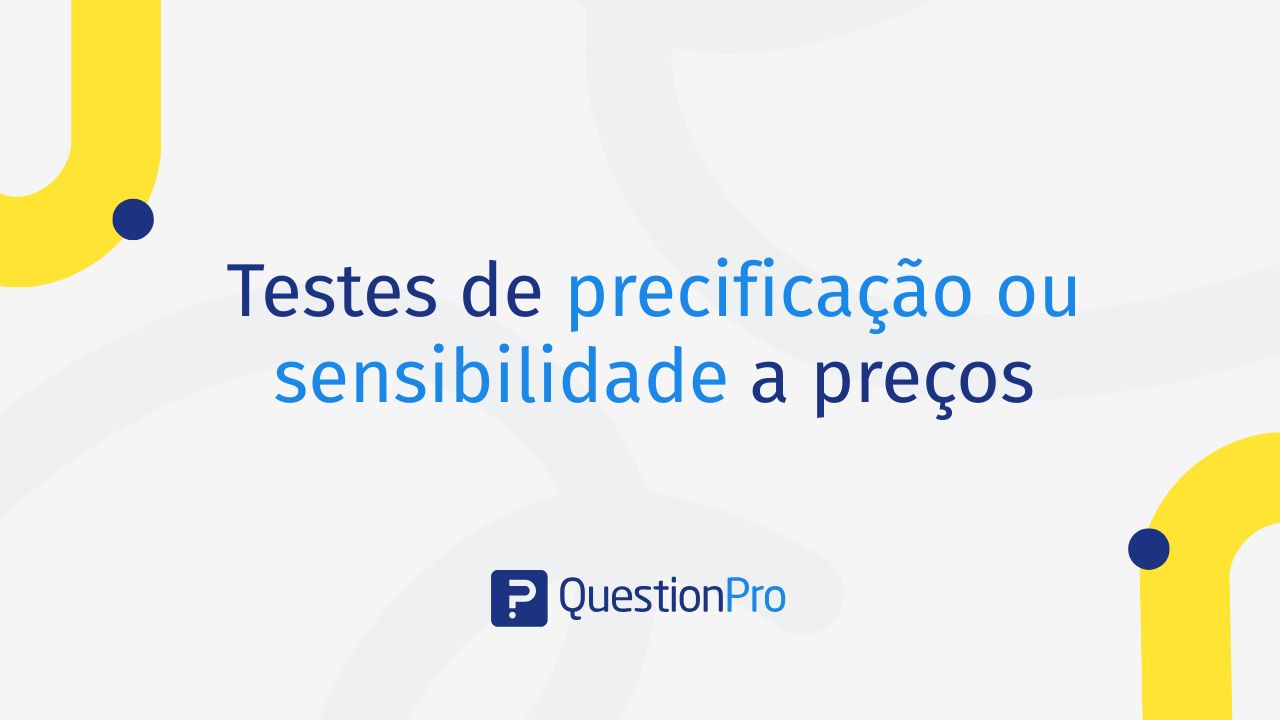 Testes de precificação ou sensibilidade a preços