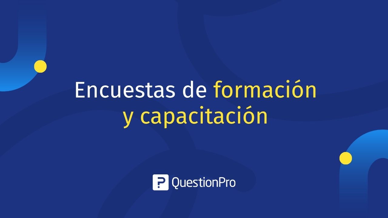 Encuestas de formación y capacitación
