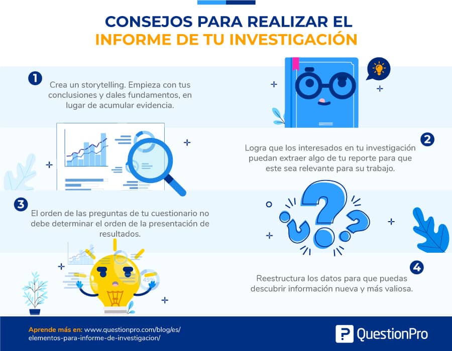 consejos para hacer un informe de investigacion