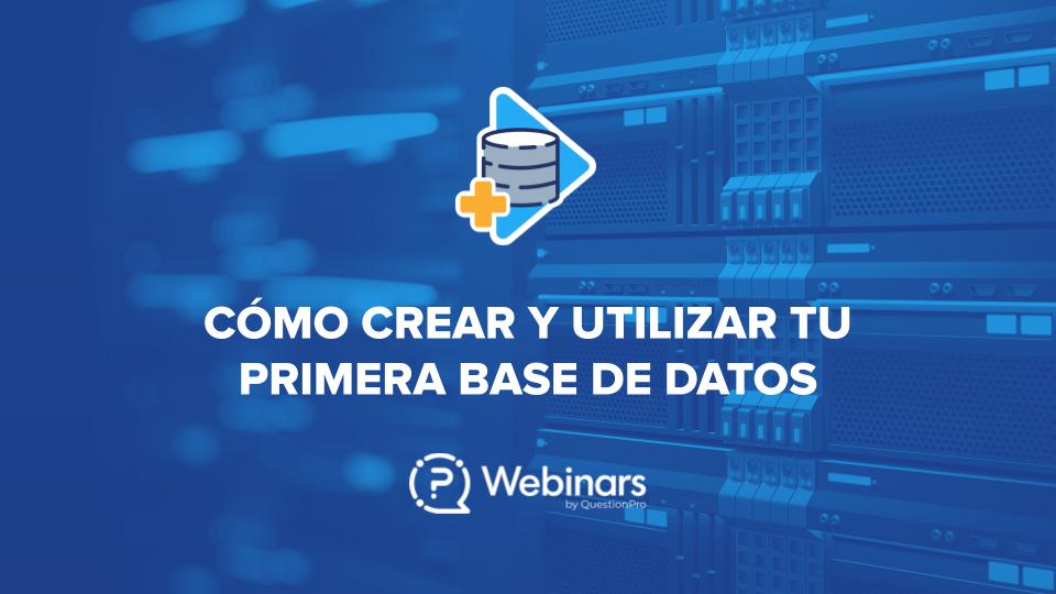 crea tu primera base de datos