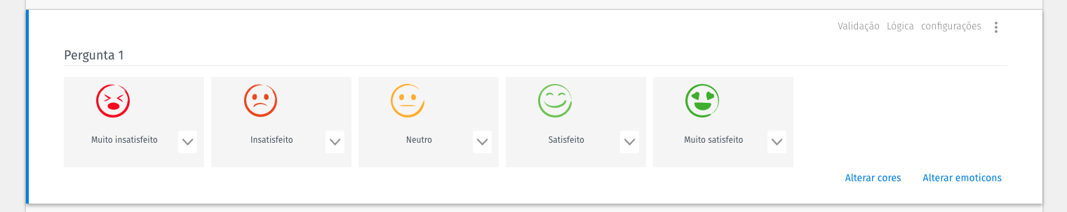 Pergunta de carinhas sorridentes