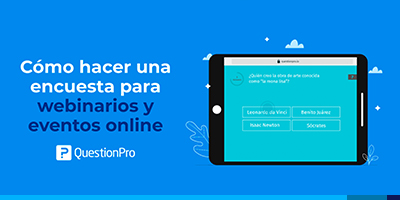 Cómo hacer una encuesta para webinarios y eventos online