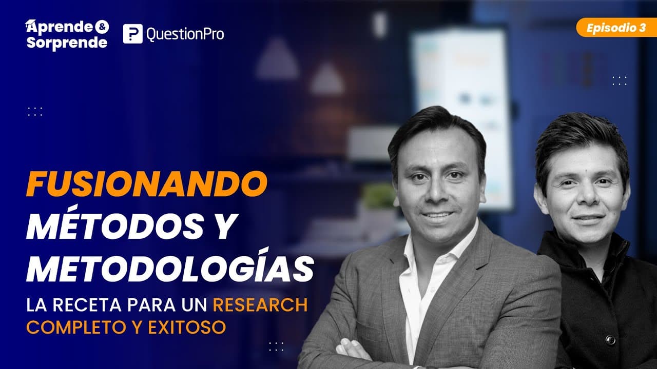 Aprende y sorprende: Research desde cero. Fusionando métodos y metodologías
