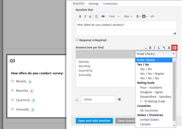 likert scale questionpro survey tools
