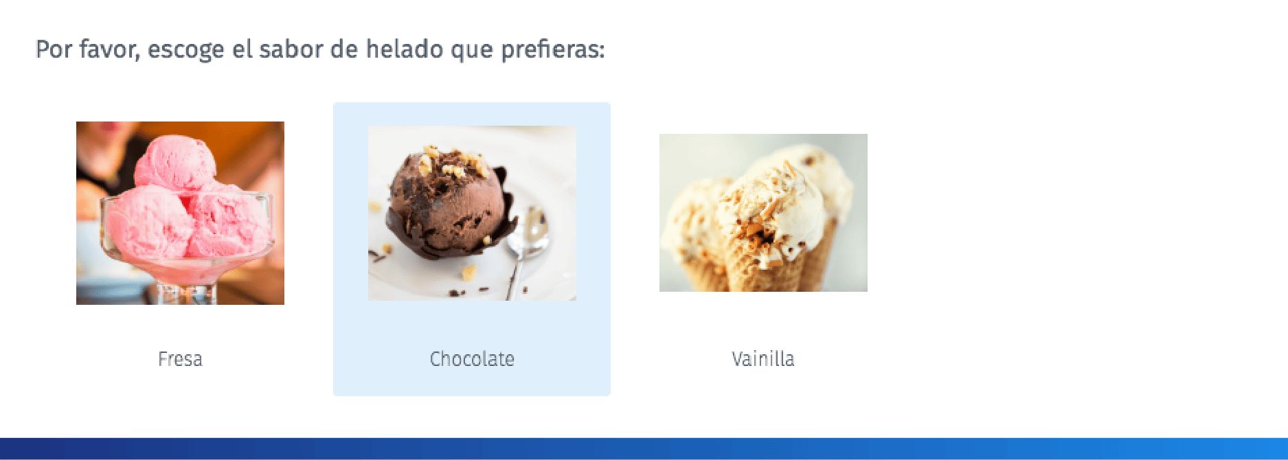 ejemplo de pregunta de imagen