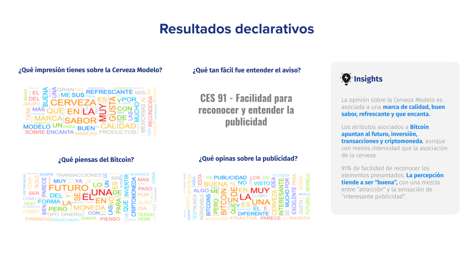 Resultados declarativos