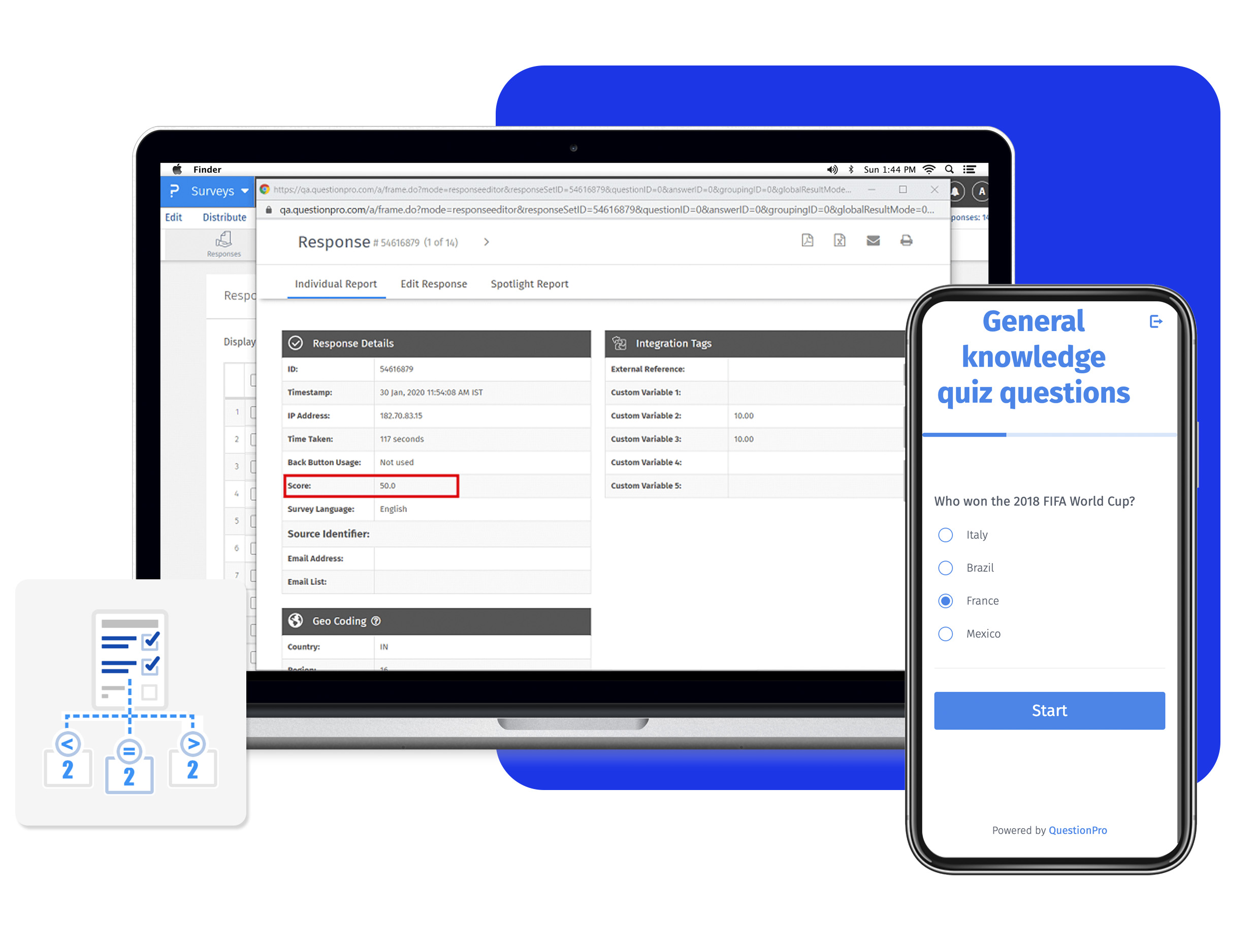 Scoring Questionnaires with Rated Input/Scale Criteria – Bonfire Support