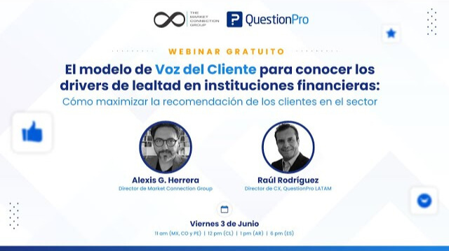 Modelo VoC para conocer los drivers de lealtad en instituciones financieras | QuestionPro & TMCG