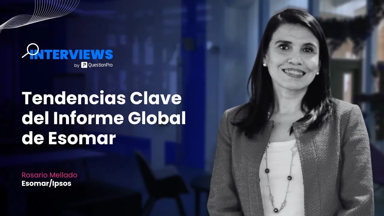 Tendencias clave en market research - Rosario Mellado de ESOMAR e Ipsos